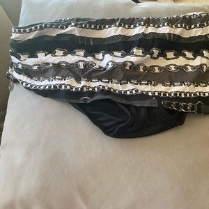 Michael Michael Kors logo bathing suit bottom